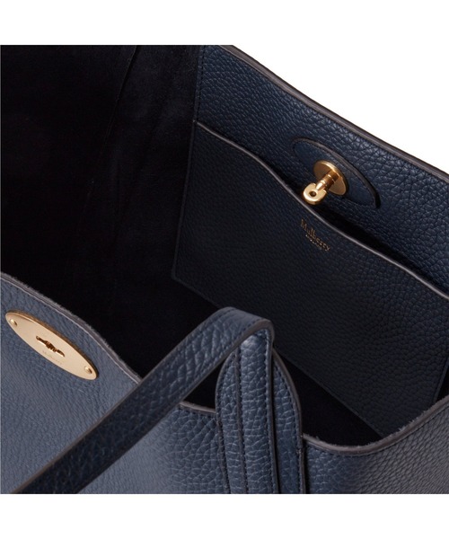 【関税込み】☆Mulberry☆ BAYSWATER ノースサウス トートバッグ Mulberry | North South Bayswater Tote | Black Heavy Grain