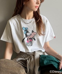 韓国風が今っぽい。ディズニーキャラクターデザイン半袖Tシャツ