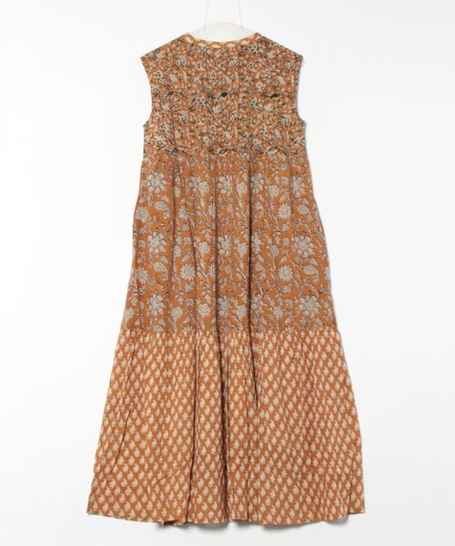 ワンピース シックブロックティアードワンピース「WEB限定