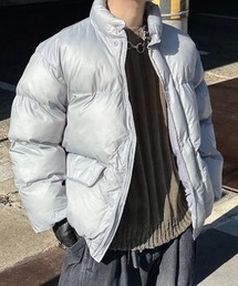 Chikashitsu +（チカシツプラス）の「ストリートファッション Chikashitsu + チカシツプラス unisex padding heat jacket 長袖トップス 長袖アウター 中綿ジャケット パディングジャケット 羽織 ストリートファッション 韓国ファッション 韓国ストリート（ダウンジャケット/コート・メンズ）」