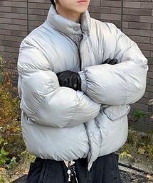Chikashitsu +（チカシツプラス）の「【Chikashitsu +】unisex padding heat jacket / 【チカシツプラス】ユニセックスパディングヒートジャケット（ダウンジャケット/コート）」