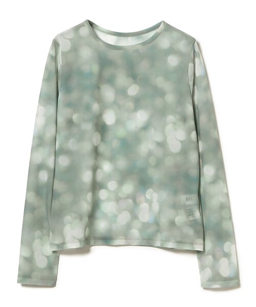 RBS（アールビーエス）の「RBS / シアー ドット プリント Tシャツ（Tシャツ/カットソー・レディース・サックスブルー/ベージュ・ONE SIZE）」の13枚目の写真