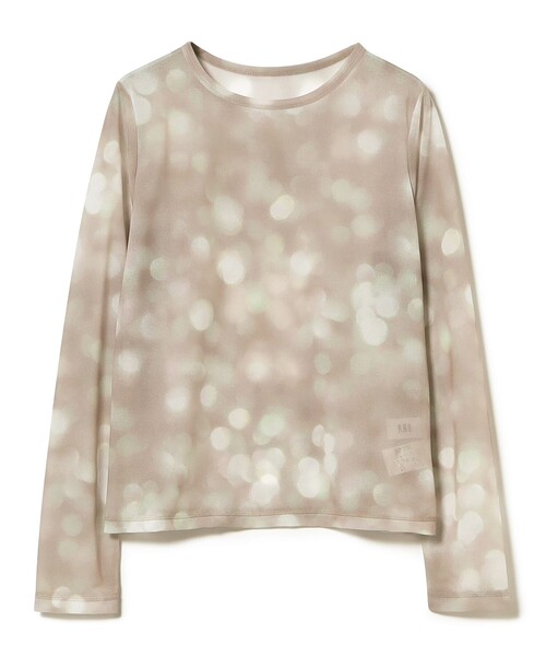 RBS（アールビーエス）の「RBS / シアー ドット プリント Tシャツ（Tシャツ/カットソー・レディース・サックスブルー/ベージュ・ONE SIZE）」の20枚目の写真