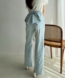 one after another NICE CLAUP | バックリボンデニムパンツ(デニムパンツ)