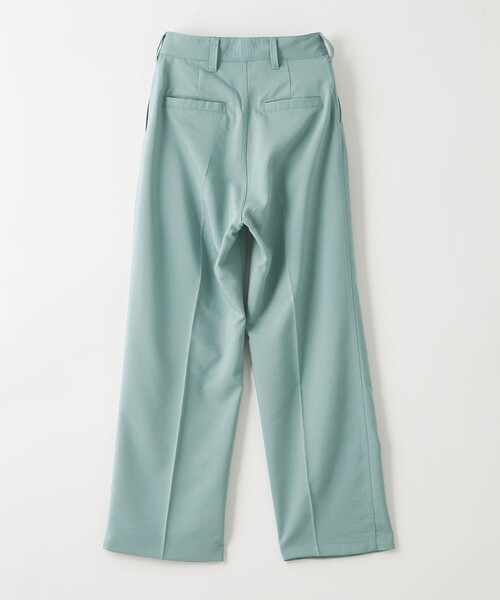 CITEN（シテン）の「＜CITEN＞エッセンシャルタックワイドパンツ（スラックス・レディース・オリーブ/ダークグレー/ブラック・M/S/L）」の14枚目の写真
