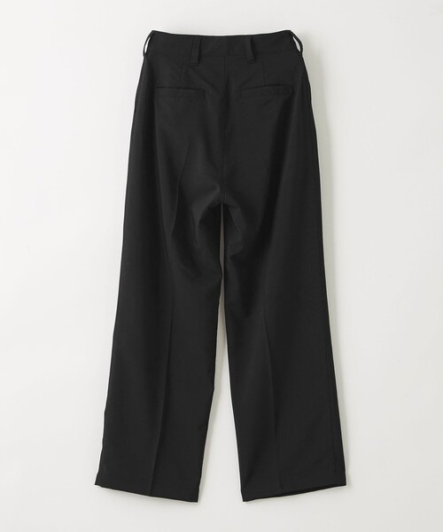 CITEN（シテン）の「＜CITEN＞エッセンシャルタックワイドパンツ（スラックス・レディース・オリーブ/ダークグレー/ブラック・M/S/L）」の22枚目の写真