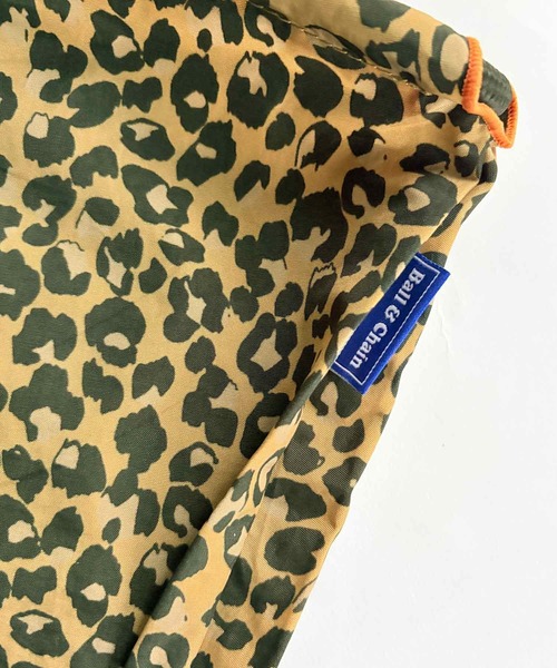 Ball&Chain（ボールアンドチェーン）の「[Ball&Chain]shopping bag-LEOPARD LINE(M)（エコバッグ/サブバッグ・レディース・ベージュ/グレー・M）」の5枚目の写真