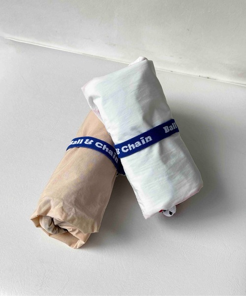 Ball&Chain（ボールアンドチェーン）の「[Ball&Chain]shopping bag-LEOPARD LINE(M)（エコバッグ/サブバッグ・レディース・ベージュ/グレー・M）」の11枚目の写真