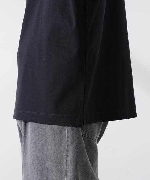 NANO universe(ナノユニバース)の「アンチスメル BIG クルーネックTシャツ 長袖(Tシャツ/カットソー・メンズ・ホワイト/ベージュ/ネイビー/ブラック・M/L)」の16枚目の写真