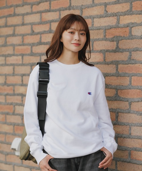 Champion/チャンピオン CREW NECK SWEATSHIRT ワンポイントロゴ クルー
