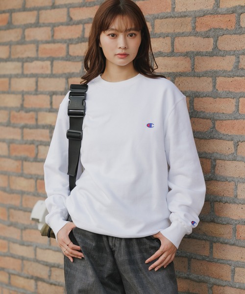 セール】Champion/チャンピオン CREW NECK SWEATSHIRT ワンポイント 