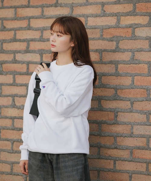 Champion/チャンピオン CREW NECK SWEATSHIRT ワンポイントロゴ クルー