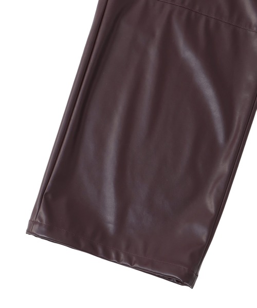 DRESSLAVE(ドレスレイブ)の「drawstring smooth leather like wide pants(ドローストリングスムースレザーライクワイドパンツ)(その他パンツ・レディース・グレー/ブラウン・38)」の15枚目の写真