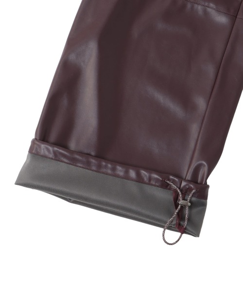 DRESSLAVE(ドレスレイブ)の「drawstring smooth leather like wide pants(ドローストリングスムースレザーライクワイドパンツ)(その他パンツ・レディース・グレー/ブラウン・38)」の16枚目の写真