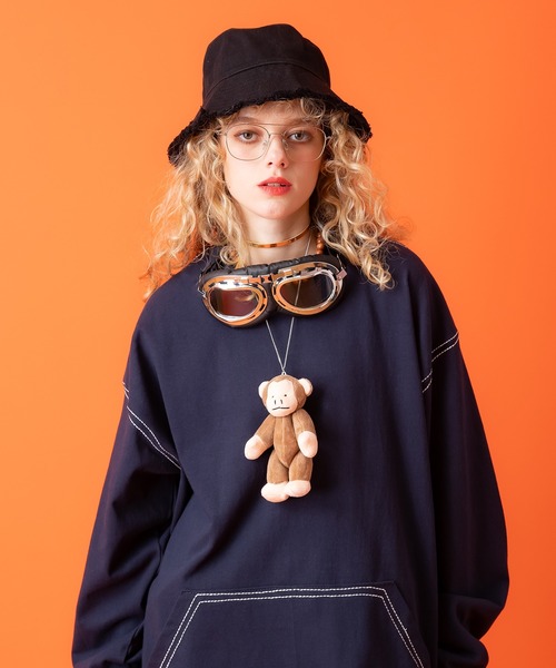 ankoROCKおさるのぬいぐるみネックレス / (50cm チェーン) メンズ