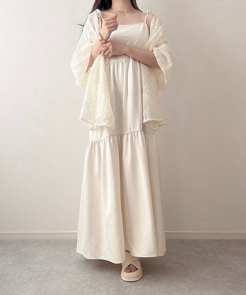 INTER FACTORY(インターファクトリー)の「koko - フラワーシアージャガードブラウス made in INTER FACTORY(シャツ/ブラウス・レディース・アイボリー・FREE)」の5枚目の写真