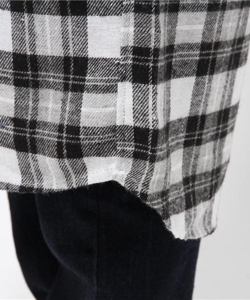 SEVENDAYS=SUNDAY（セブンデイズサンデイ）の「チェックガウン（ピーコート・レディース・ブラック/ブルー/レッド・MEDIUM/LARGE）」の10枚目の写真