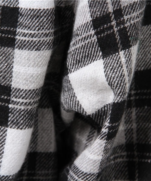 SEVENDAYS=SUNDAY（セブンデイズサンデイ）の「チェックガウン（ピーコート・レディース・ブラック/ブルー/レッド・MEDIUM/LARGE）」の12枚目の写真