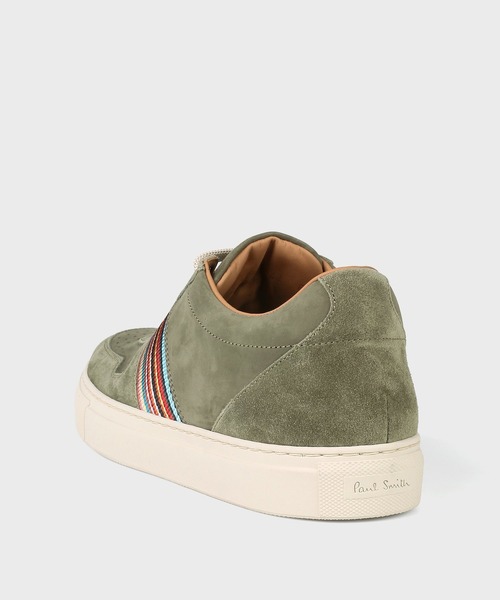 Paul Smith(ポールスミス)の「“Signature Stripe” レザー スニーカー【150804 FERM】(スニーカー・メンズ・グリーン・LARGE/MEDIUM)」の4枚目の写真