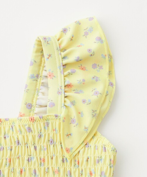 green label relaxing(グリーンレーベルリラクシング)の「GLR コバナガラ ワンピース/ 水着/ キッズ 100cm-130cm(水着・キッズ・クリーム/ライトブルー/ライラック・100cm/110cm/120cm/130cm)」の9枚目の写真