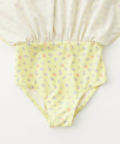 green label relaxing(グリーンレーベルリラクシング)の「GLR コバナガラ ワンピース/ 水着/ キッズ 100cm-130cm(水着・キッズ・クリーム/ライトブルー/ライラック・100cm/110cm/120cm/130cm)」の11枚目の写真