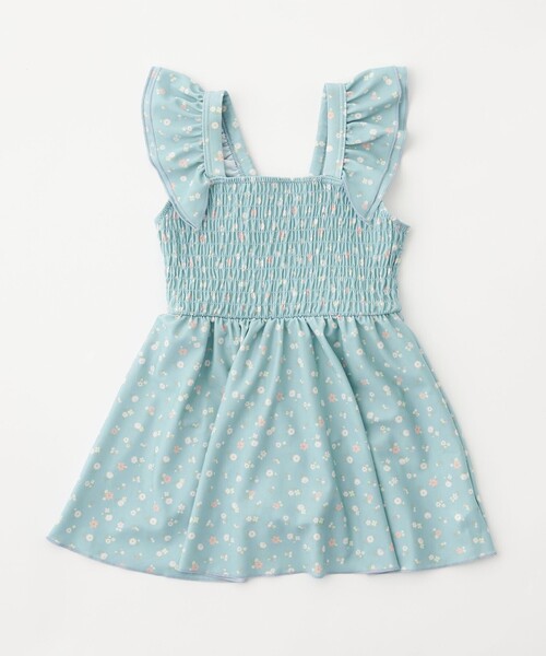 green label relaxing(グリーンレーベルリラクシング)の「GLR コバナガラ ワンピース/ 水着/ キッズ 100cm-130cm(水着・キッズ・クリーム/ライトブルー/ライラック・100cm/110cm/120cm/130cm)」の14枚目の写真