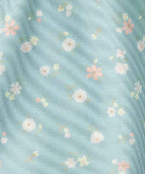 green label relaxing(グリーンレーベルリラクシング)の「GLR コバナガラ ワンピース/ 水着/ キッズ 100cm-130cm(水着・キッズ・クリーム/ライトブルー/ライラック・100cm/110cm/120cm/130cm)」の22枚目の写真