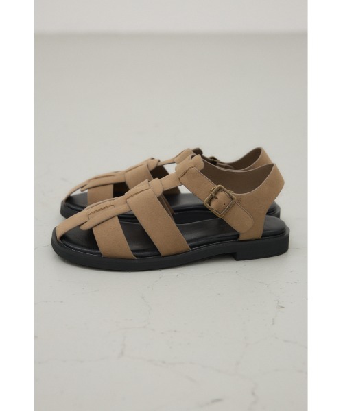 crie conforto（クリーコンフォルト）の「フラットグルカサンダル　靴（サンダル・レディース・ホワイト/ブラック/ベージュ・SMALL/MEDIUM/LARGE/LL）」の7枚目の写真