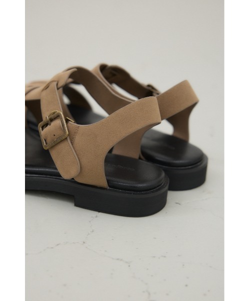 crie conforto（クリーコンフォルト）の「フラットグルカサンダル　靴（サンダル・レディース・ホワイト/ブラック/ベージュ・SMALL/MEDIUM/LARGE/LL）」の10枚目の写真