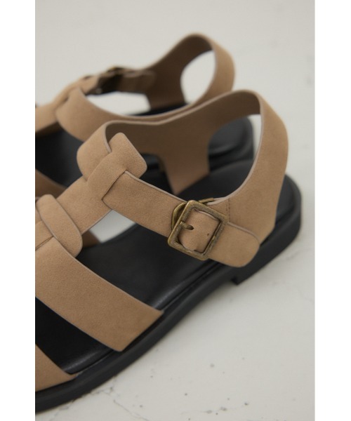 crie conforto（クリーコンフォルト）の「フラットグルカサンダル　靴（サンダル・レディース・ホワイト/ブラック/ベージュ・SMALL/MEDIUM/LARGE/LL）」の11枚目の写真