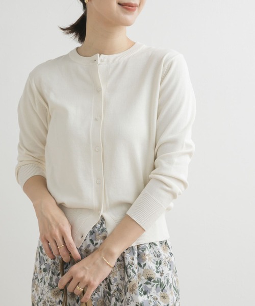 URBAN RESEARCH DOORS(アーバンリサーチドアーズ)の「オーガニックコットンクルーネックカーディガン(ニット/セーター ...