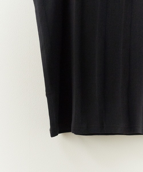 MILLER（ミラー）の「R.P.miller/ミラー Panel ribed tank top タンクトップ（タンクトップ・レディース・ホワイト/ミント/ホワイト×ブルー/ブラック/グレー・M/L/XL）」の14枚目の写真