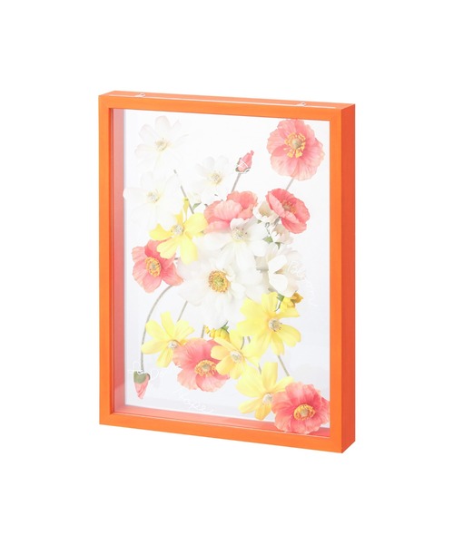 アートフラワー アートボード オレンジ（ポスター/アート