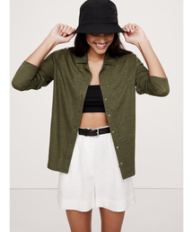 Banana Republic（バナナリパブリック）の「リネン リゾートシャツ（シャツ/ブラウス）」