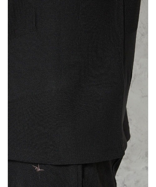 1PIU1UGUALE3 RELAX (ウノピゥウノウグァーレトレ リラックス)の「【1PIU1UGUALE3 RELAX】BIG CAMO JACQUARD Tシャツ (ウノ ピゥ ウノ ウグァーレ トレ)(Tシャツ/カットソー・メンズ・ホワイト/ブラック・L/M/LL)」の13枚目の写真