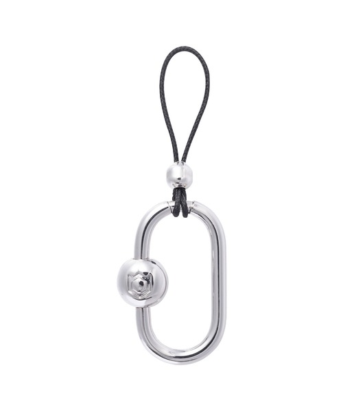 iFace シグネチャー カラビナ ストラップ (シルバー)（スマホグッズ