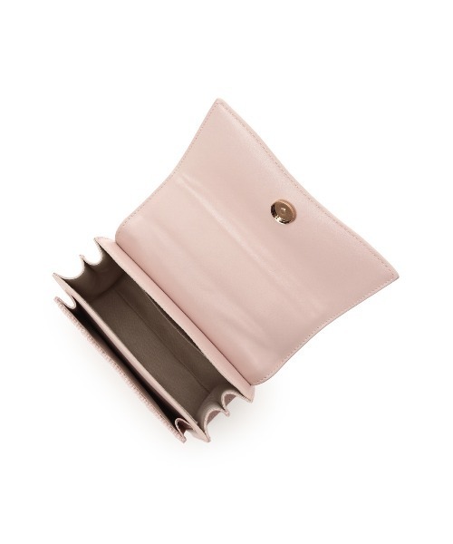 & chouette（アンドシュエット）の「ツイードフラップバッグ（ショルダーバッグ・レディース・ミント/ピンク/オフホワイト/ライトブルー・FREE）」の14枚目の写真