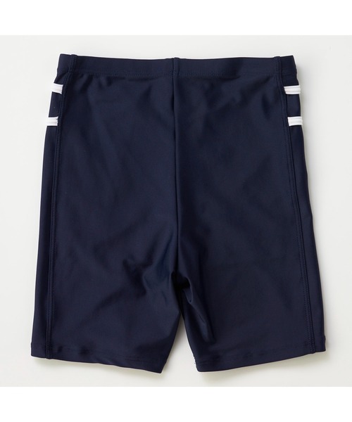 FILA(フィラ)の「FILA フィラ スクール水着 タンキニ UVカットワンポイントロゴ めくれ防止機能付き タンクトップ スパッツ セパレート水着 120~160cm(水着・キッズ・ネイビー×ホワイト/ネイビー系1/ブラック×パープル/ネイビー/ブラック×ブルー/ブラック・120cm/130cm/150cm/160cm/140cm)」の11枚目の写真