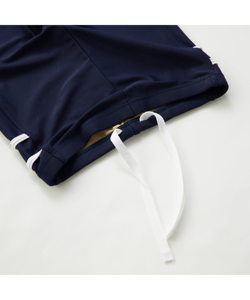 FILA(フィラ)の「FILA フィラ スクール水着 タンキニ UVカットワンポイントロゴ めくれ防止機能付き タンクトップ スパッツ セパレート水着 120~160cm(水着・キッズ・ネイビー×ホワイト/ネイビー系1/ブラック×パープル/ネイビー/ブラック×ブルー/ブラック・120cm/130cm/150cm/160cm/140cm)」の15枚目の写真
