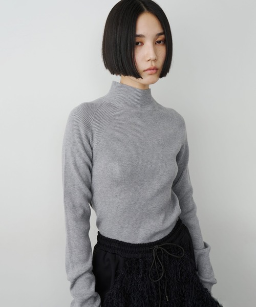 LA BELLE ETUDE(ラベルエチュード)の「ハイネックリブ長袖ニット(ニット/セーター・レディース・ライトパープル/レッド/グレー/ブルー/ブラック・FREE)」の14枚目の写真