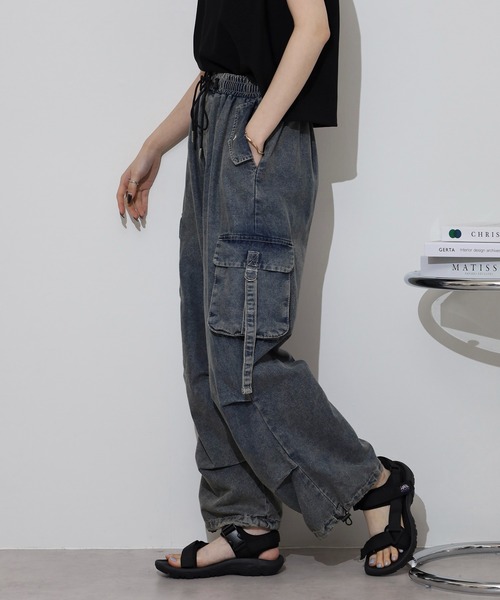 Diesel カーゴパンツ デニム DIESELのカーゴパンツを使った人気ファッションコーディネート