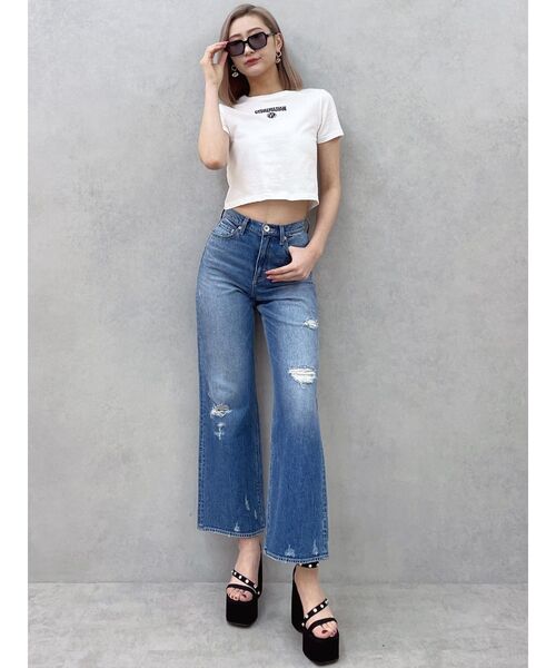 GYDA（ジェイダ）の「STONEストラップチャンキーサンダル（サンダル・レディース・ブラック/オフホワイト・LARGE/MEDIUM/SMALL）」の9枚目の写真