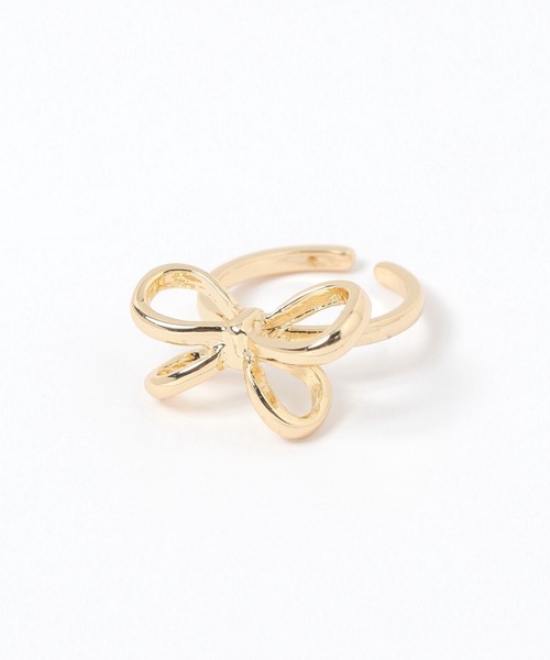 LAKOLE（ラコレ）の「リボンモチーフリング / 323245（リング・レディース・その他1/その他2・FREE）」の2枚目の写真