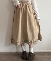 Cham. | 裾フリルAラインロングスカート(スカート)