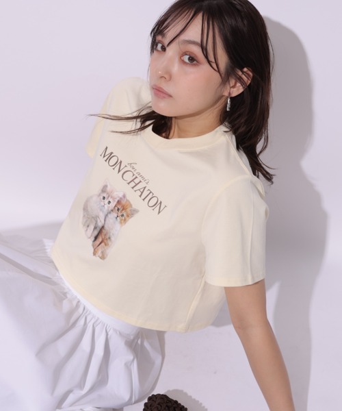 Rirandture（リランドチュール）の「CatプリントTシャツ（T