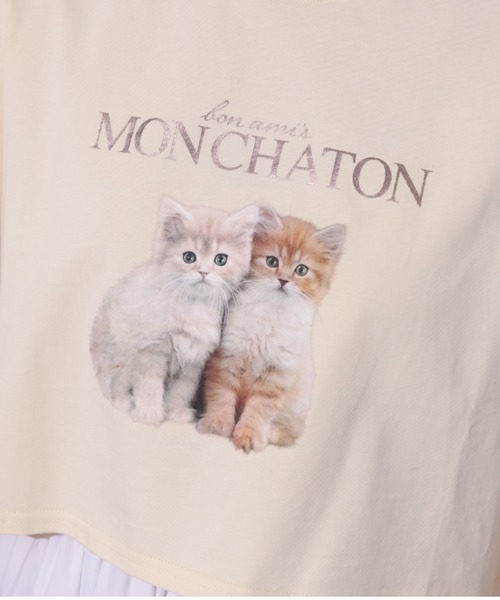 rirandture tシャツ　猫 Rirandture（リランドチュール）の「CatプリントTシャツ（T