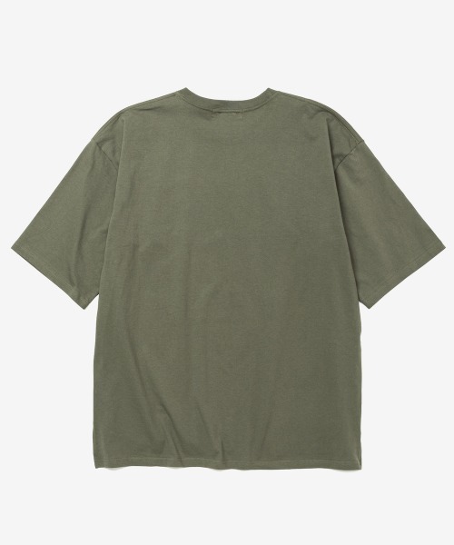 rehacer（レアセル）の「rehacer : One-Line Floral Stitch T-shirt / ワンライン　フローラルステッチ リラックスフィット T-シャツ（Tシャツ/カットソー・メンズ・オリーブ/ブラック/ホワイト・MEDIUM/LARGE/X-LARGE）」の14枚目の写真