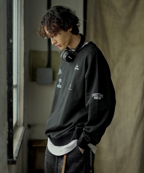 SOUTH BRONX プリントスウェット Bronx Sweatshirt-bronx Crewneck-bronx Shirts-bronx Pullover