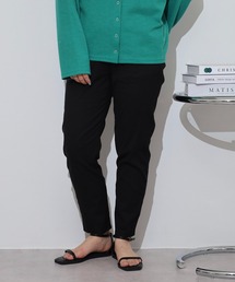BRODIAEA 麻ストレッチテーパードパンツ