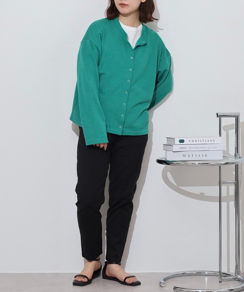 BRODIAEA(ブローディア)の「BRODIAEA 麻ストレッチテーパードパンツ(その他パンツ・レディース・ライム/ブラウン/モカ/ロイヤルブルー/ネイビー/カーキ/ブラック/オフホワイト・M-L)」の16枚目の写真